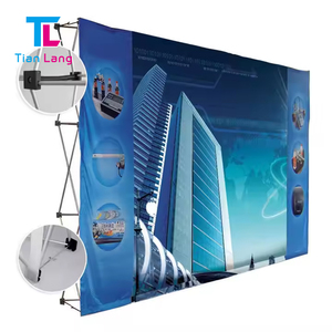 Aluminum Frame Stand Banner <b>Advertising</b> Equipment Backlit Led Pop up Wedding Backdrop Stand - Product Image 4