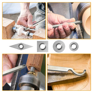 Bán buôn tùy chỉnh Vonfram cacbua xoắn ốc đầu cắt cacbua chèn cho đầu cắt xoắn ốc 15x15x2.5 R150 - Product Image 3