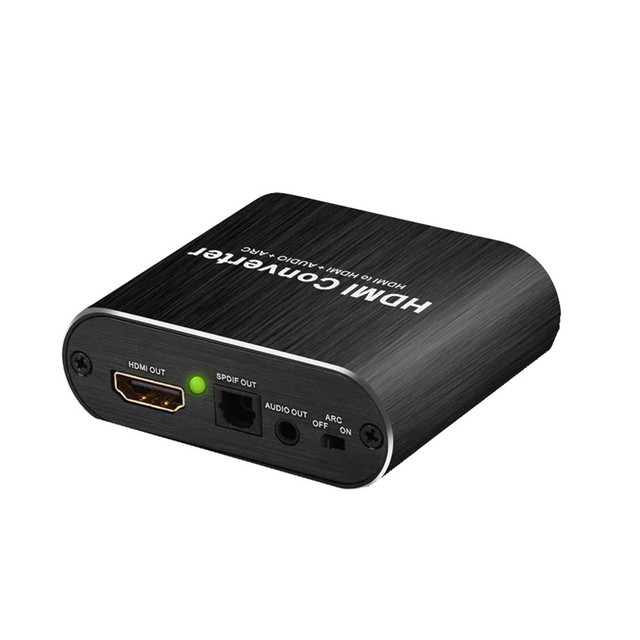 Doonjiey Factory Outlet HDTV Audio Splitter Extractor 4K 60hz HDTV to Audio Extractor 5.1 ARC Audio Independent Output Stereo