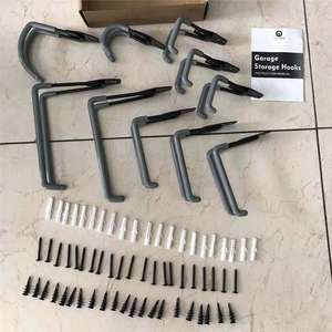 <span class=keywords><strong>Ganci</strong></span> da Parete Multiuso Resistenti per Garage, Appendiattrezzi a <span class=keywords><strong>Scala</strong></span> per Attrezzi da Giardinaggio - Product Image 6