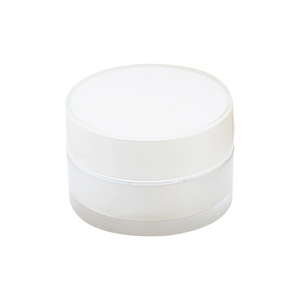 Botella de Crema Facial de Doble Capa de 50 ml, Nueva, Marca OEM, con Tapa de Rosca, Botella Cosmética de Plástico PP Esmerilado, Transparente - Product Image 1
