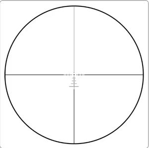 3-9X40 alcance punto rojo para iluminación de deporte al aire libre Alcance de paralaje libre retícula vista óptica doble iluminación rojo-verde - Product Image 6