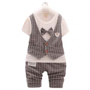 Vêtements pour enfants en gros, nouveaux modèles, ensembles de vêtements, chemises pour enfants avec logo personnalisé, pantalons décontractés pour hommes - Product Image 1