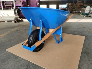 Carretilla de Metal de Alta Calidad, Resistente y Duradera, Modelo WH6600, Capacidad de Carga de 300 kg, para Uso en Construcción y Jardinería - Product Image 2