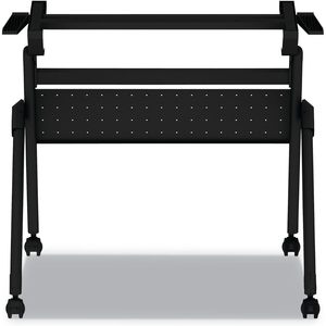 Alera ALEVA7243BK Flip and <b>Nest</b> <b>Table</b> Base 32.25 In. X 23.63 In. X 28.5 In. Black Conference <b>Table</b> - Product Image 3