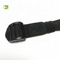 Sangle de fixation à boucle rapide en plastique jaune clair de 1 pouce avec logo personnalisé pour bagages