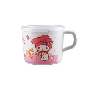 Kuromi children's tableware baby complementary food bowls eating plates My melody baby supplies water cups
