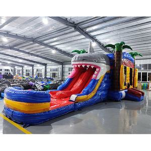 Casa Inflable de PVC de 0.45mm con Temática de la Sirenita, <span class=keywords><strong>Parque</strong></span> <span class=keywords><strong>Infantil</strong></span> con Tobogán para Fiestas de Cumpleaños - Product Image 4