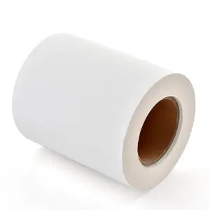 Flexography Pp Synthetic Roll Self Adhesive Paper White Waterproof Acrylic Masking No Printing Single Sided Pressure Sensitive Matt