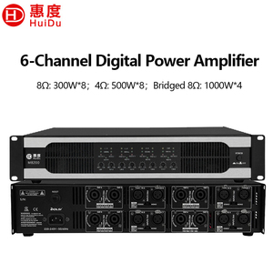 Amplificatore di Potenza Classe D M3600 1U a 2 Canali 2*300W 8ohm Tensione Costante 70V 100V <span class=keywords><strong>Linea</strong></span> 600W Amplificatore BGM per Conferenze - Product Image 2