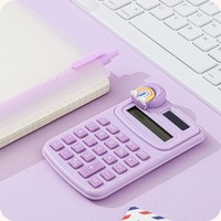 Macaron Student Office Set 6-in-1 Notebook Hefter liefert niedliche Pastell School Kit für Mädchen Back to School