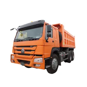 Dump Truck Used China Howo Vehicle 6X4 10 Wheel Tires Heavy Duty Dumping Trucks Transport Coal Stone Sand Soil Mining Dump Truck