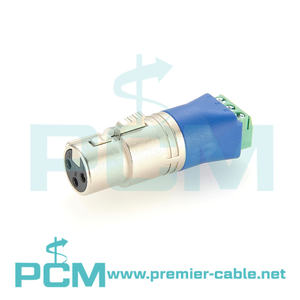 XLR <span class=keywords><strong>3</strong></span>-polige Buchse an <span class=keywords><strong>3</strong></span>-poligen Schraub klemmen block anschluss, DMX XLR-Anschluss adapter, DMX512-Adapter für Stage Light Cannon Mic - Product Image 3