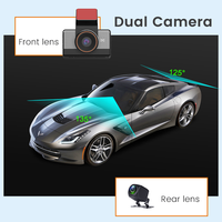 Nueva cámara de salpicadero Wifi Gps 2K 4G tarjeta Sim coche Dvr coche caja negra lente dual delantera y trasera Wifi Gps 2K Dashcam 4G 2K cámara de salpicadero