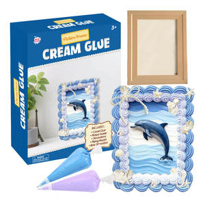 Kit de bricolage pour cadre photo en colle crème, cadeau idéal pour la Saint-Valentin, artisanat artistique pour enfants, pour fille et garçon, anniversaire - Product Image 3