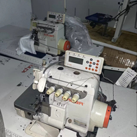 Machine à coudre surjeteuse motorisée entièrement automatique d'occasion SIRUBA 698D de Taïwan, vitesse de 5500 points/min, épaisseur de 5,5 mm pour la couture de vêtements tricotés