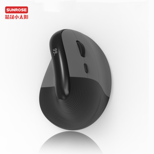 Custom Logo 217 Vertical Mouse OMR217 Rechargeable USB 2.4GHz Wireless Ergonomic Vertical Wireless Mouse