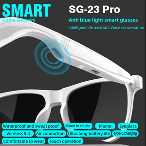 Gafas <span class=keywords><strong>de</strong></span> Sol Inteligentes SG-23 Pro con Protección Anti-luz Azul para Hombre y Mujer, Control Táctil, Música HIFI, Respuesta a Llamadas, Resistentes al Agua IPX-4, Gafas Inteligentes SG23PRO - Product Image 4