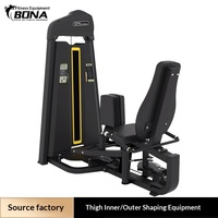 Machine d'adduction et d'abduction à assise en acier pour usage commercial, pour l'entraînement de la force des cuisses et des jambes