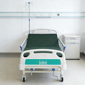 <span class=keywords><strong>Cama</strong></span> <span class=keywords><strong>de</strong></span> Hospital Médica con 2 Manivelas y Construcción <span class=keywords><strong>de</strong></span> Acero para Pacientes a <span class=keywords><strong>Precios</strong></span> Competitivos - Product Image 2