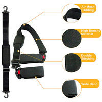 Équipement de ski de descente pour l'arrière-pays Accessoires de sports d'hiver Sangles de transport de bâtons de ski confortables Support d'épaule rembourré