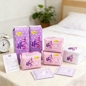 Article en livraison gratuite, vente en gros Alibaba, marque privée, serviettes hygiéniques écologiques, serviettes menstruelles pour femmes, serviettes hygiéniques féminines - Product Image 2