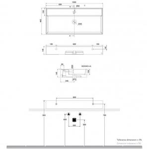 Scarabeo Teorema 2.0 100r un lavabo Premium - Product Image 3