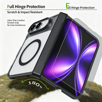 Funda Magnética Giratoria 360° con Anillo para iPhone 18, Protección Completa de Bisagra, Antigolpes, Carcasa Rígida de PC, Soporte de Carga Inalámbrica