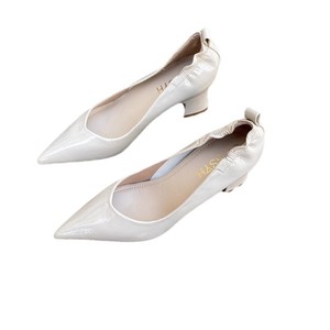 Chaussures de travail détachables de Style coréen 2025 nouveau noir professionnel entretien vêtements de travail <span class=keywords><strong>bloc</strong></span> <span class=keywords><strong>talon</strong></span> <span class=keywords><strong>talon</strong></span> épais talons hauts - Product Image 5