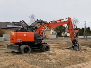 Excavatrice hydraulique sur roues de 15 tonnes, marque chinoise de premier plan ZX140W, avec godet de 0,51 m³, pièces de rechange et <span class=keywords><strong>tarière</strong></span> pour l'agriculture - Product Image 3