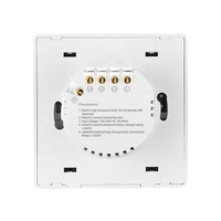 Interruptor de Luz Inteligente Smart Life Keeper Cloud Power TY--LB3, Compatible con Alexa, 10A, Línea N+L, Control por Voz de 3 Vías, Enchufe Europeo, Diseño Flame