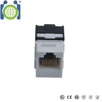 RJ45 Internet LAN conectores modulares cat6a Cat6 UTP Módulo de red Ethernet Keystone Jack