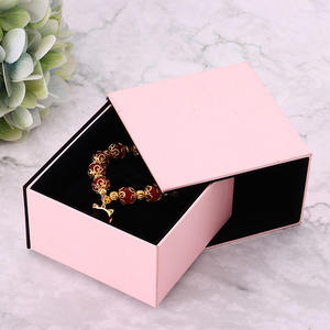 Custom Logo Pink Sliding Drawer Jewelry <b>Box</b> Set Premium Paper Jewelry Packaging for Necklace <b>Earrings</b> Luxury <b>Gift</b> <b>Box</b> - Product Image 4