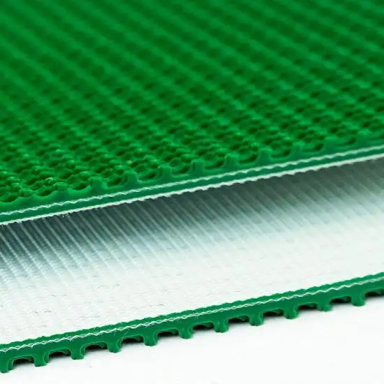 حزام ناقل نمط العشب PVC من YONGLI حزام pvc سعر جيد حزام أخضر لا نهاية له عالي الجودة