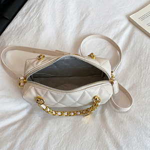 Borsa da Donna di Lusso con Manico a Rombi, Fornitura all'Ingrosso, Classica ed Elegante con Tracolla a Catena Dorata - Product Image 4