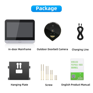 กล้องวงจรปิดอัจฉริยะ Tuya Smart 2.4G Wifi พร้อมกล้อง 3MP ไมโครโฟนในตัว ลำโพง กระดิ่ง และโทรศัพท์ประตู - Product Image 6