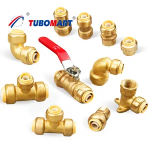 Tubomart OEM Quick Fitting Connection Fittings Push Fit Plumbing Pex A Fittings