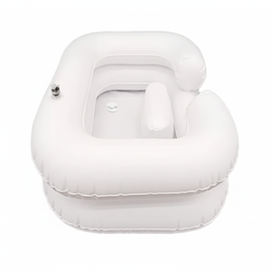 Lavabo Inflable Portátil para Champú, Almohadilla de Champú Plegable, Bañera de Spa, Lavabo Desinflable para Lavar el Cabello para Mujeres Embarazadas y Ancianos - Product Image 1