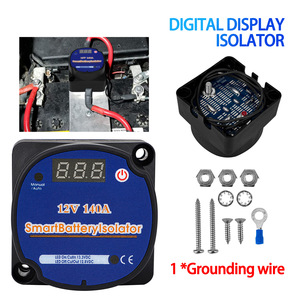 เครื่องแยกแบตเตอรี่อัจฉริยะ Cnspeed 12V 140A พร้อมหน้าจอดิจิตอล สำหรับรถบ้านและเรือยอชท์ - Product Image 2