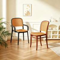 Chaise de salle à manger en plastique de design italien, imperméable, écologique, chaises de loisirs d'extérieur empilables, chaise de salle à manger d'extérieur
