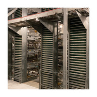 Cages pour poules pondeuses de ferme avicole, fabriquées par TIANRUI
