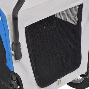 Evcil hayvan arabası kedi köpek kafesi arabası sepeti seyahat katlanır taşıyıcı Pet köpek bisiklet bisiklet römorku arabası Jogger - Product Image 4