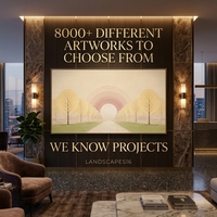 Œuvre d'art murale d'arbre peinte à la main de qualité supérieure pour la décoration de chambres d'hôtel, projet professionnel FF&E pour l'hôtellerie