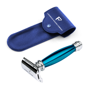 Rasoir de sécurité écologique et réutilisable à double tranchant pour hommes et femmes Poignée chromée compatible avec toutes les lames DE standard - Product Image 1