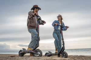 KuKirin T3 Foldable Commuter Scooter, Multi-Color Side Lights, Angel Wings Pattern, High Load 120kg, for Rental Fleet - Product Image 4