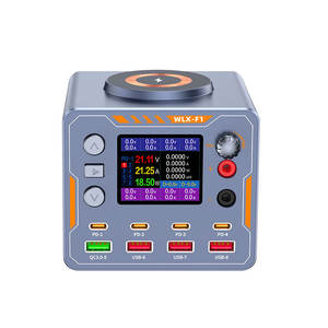 Estación de Carga USB Inteligente de 140W con 8 Puertos, Pantalla LED Digital, Puerto EX con Carga Inalámbrica Magnética, Cargador Multifuncional - Product Image 4