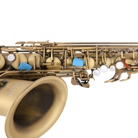 Starway Carving Bb Key Retro Bronze Baritone Saxophone Music Instrument for Student and Professional Performer