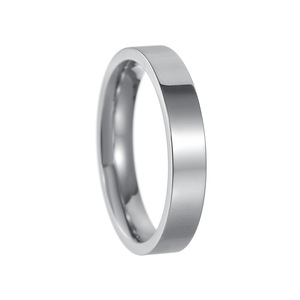 Anello Semplice da Uomo in Acciaio Inossidabile 316, Gioiello per Coppie Placcato Oro 18K, Lucidato a Specchio, 4MM 6MM 8MM, Anello Lucido all'Ingrosso - Product Image 6