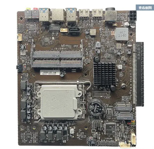 Jieweijw h610i-p side plug motherboard lvds all-in-one machine motherboard aviation head 19v side plug graphics card motherboard