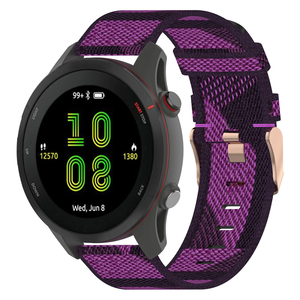 Correa de reloj de lona de nailon de tela deportiva para <span class=keywords><strong>Garmin</strong></span> <span class=keywords><strong>Forerunner</strong></span> 255 <span class=keywords><strong>255s</strong></span> Forerunner255 Band 18mm 20mm 22mm - Product Image 1